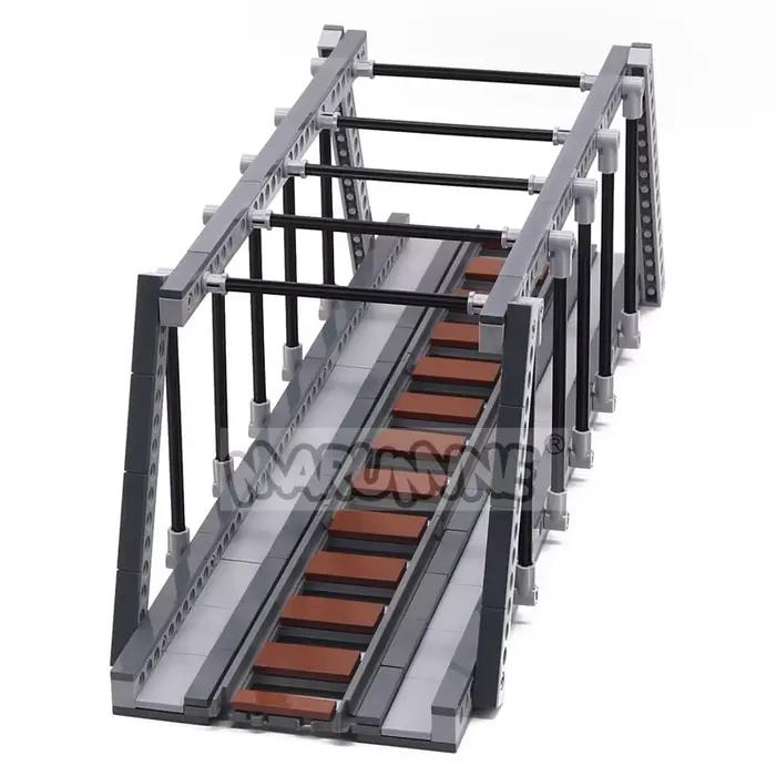MARUMINE 221 pièces Kit de construction de ponts et rails de train