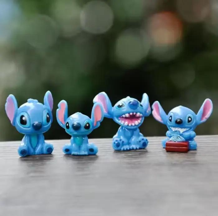 12 pièces Mini point Anime Figurine poupées 3CM dessin animé Lilo et Stitch figurines d'action à collectionner pour enfants et adultes occassions spéciales
