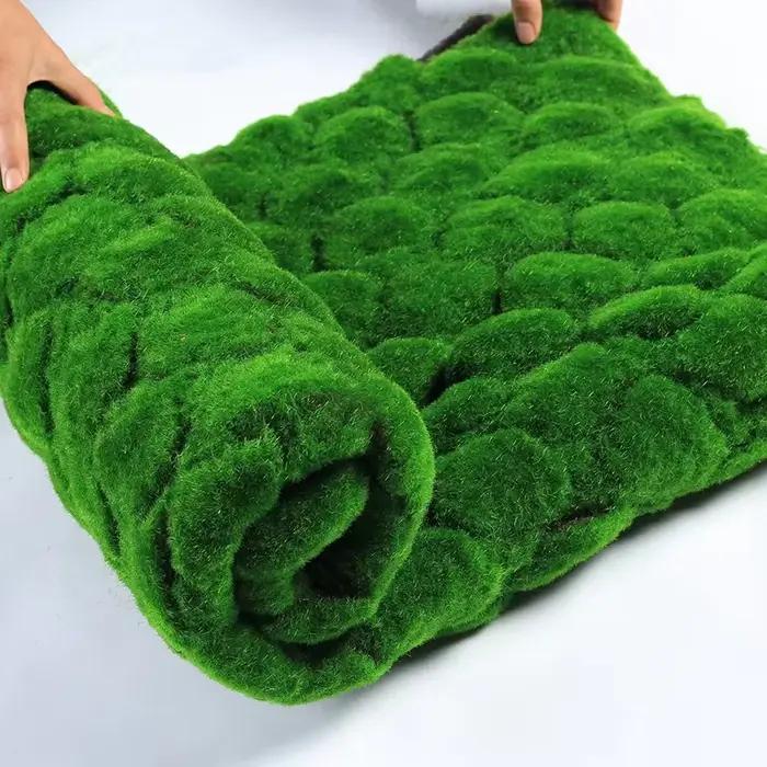 Simulation de mousse de gazon artificiel