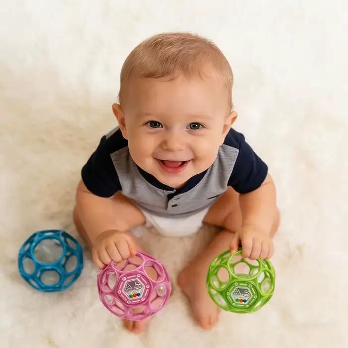 Balle sensorielle creuse pour bébé