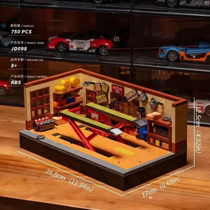 MOC City – blocs de Construction de Garage Vintage