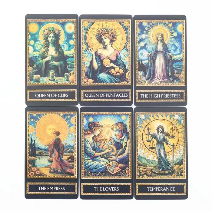 Jeu de cartes de tarot Van Gogh 78 cartes