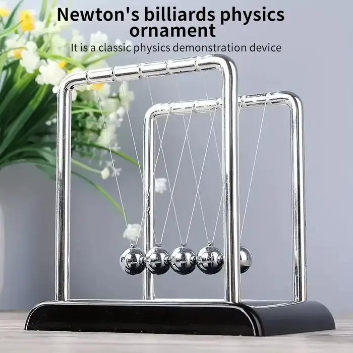 Boules d'équilibre au pendule Newton : décoration de bureau élégante et jouet dynamique éducatif