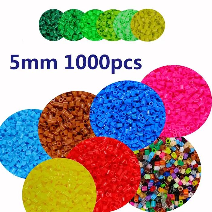 Perles fusibles 1000 pièces 5MM Pixel 3D Puzzle