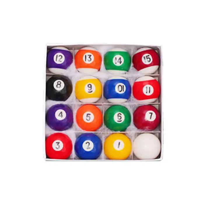 1 ensemble 16 pièces 25mm billard américain pour enfants maison jeu de table ensembles Mini balles