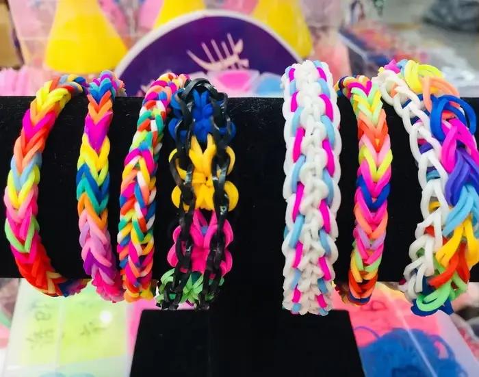 Bracelets à métier à tisser Double couleur