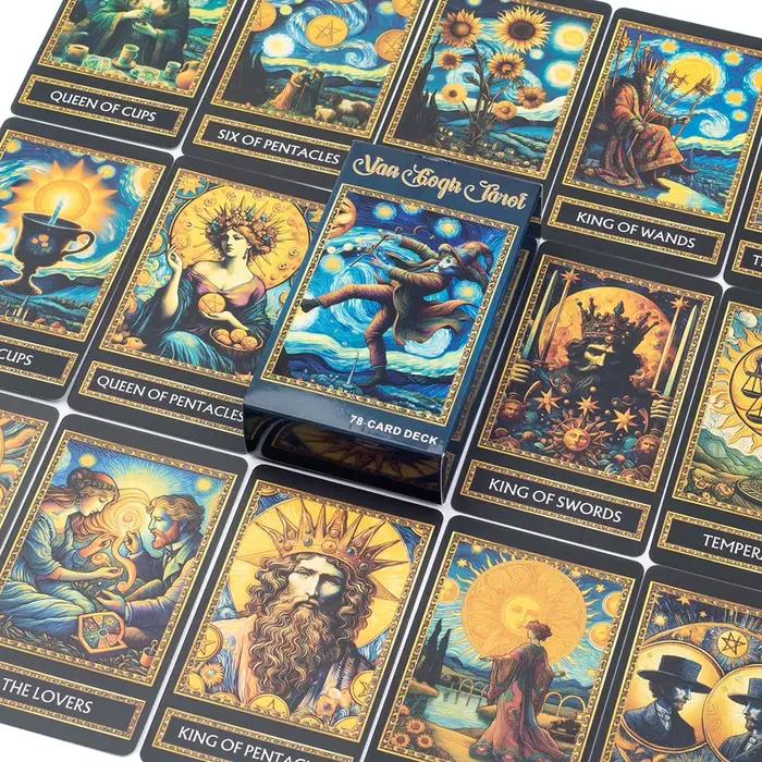 Jeu de cartes de tarot Van Gogh 78 cartes