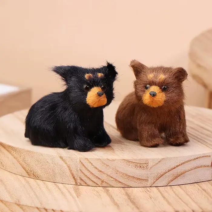 Figurines d'animaux ours brun