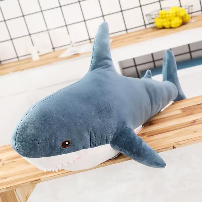 Jouet en peluche requin mignon 45/60/80cm