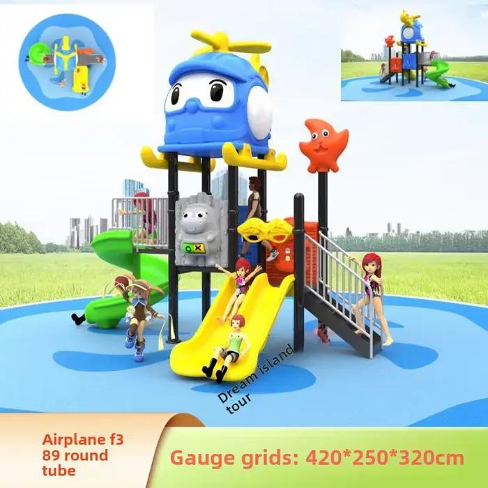 Aire de jeux jouet avec balançoire et toboggan pour enfants