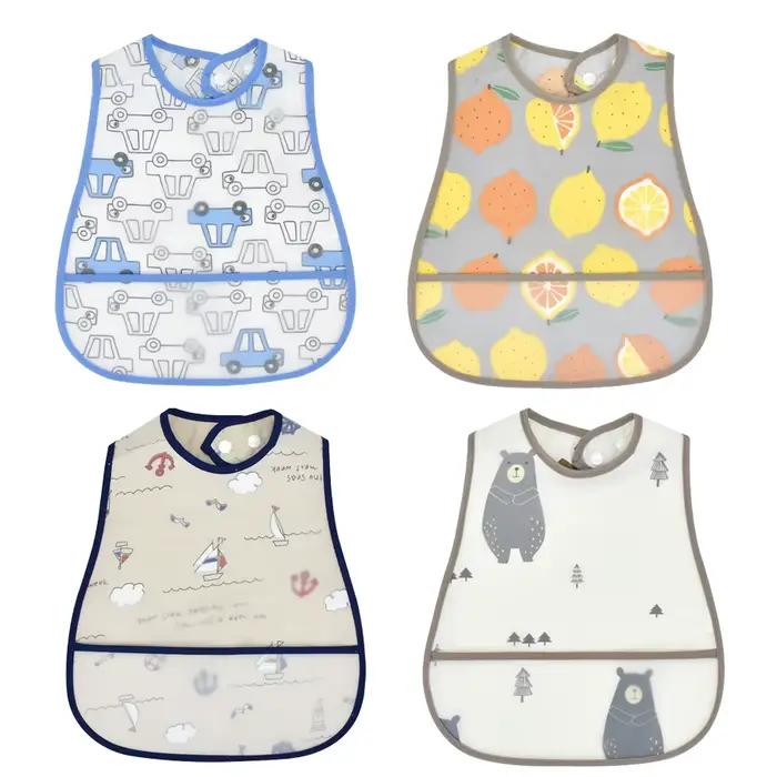 Bavoirs EVA pour bébé, motif de dessin animé mignon