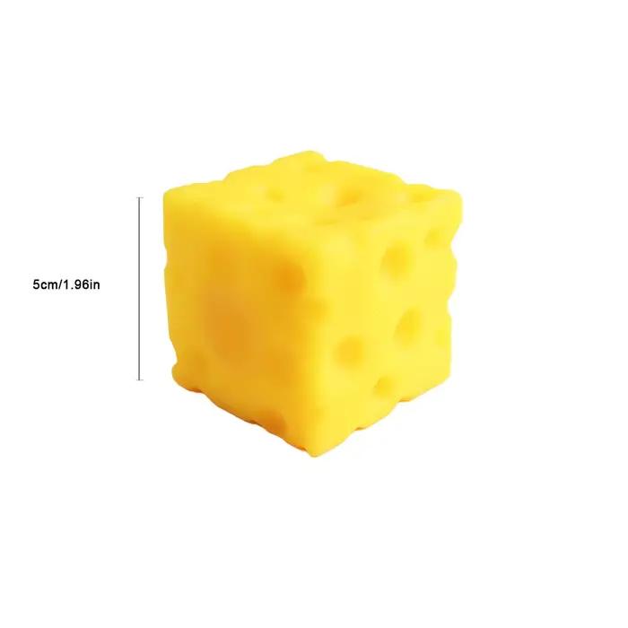 Jouet sensoriel anti-stress en forme de fromage