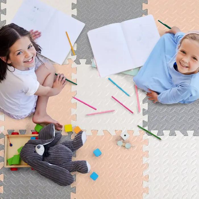 Tapis de jeu éducatif en mousse EVA pour enfants, antidérapant, pour activités rampantes et jeux créatifs, pour les occasions spéciales et le quotidien