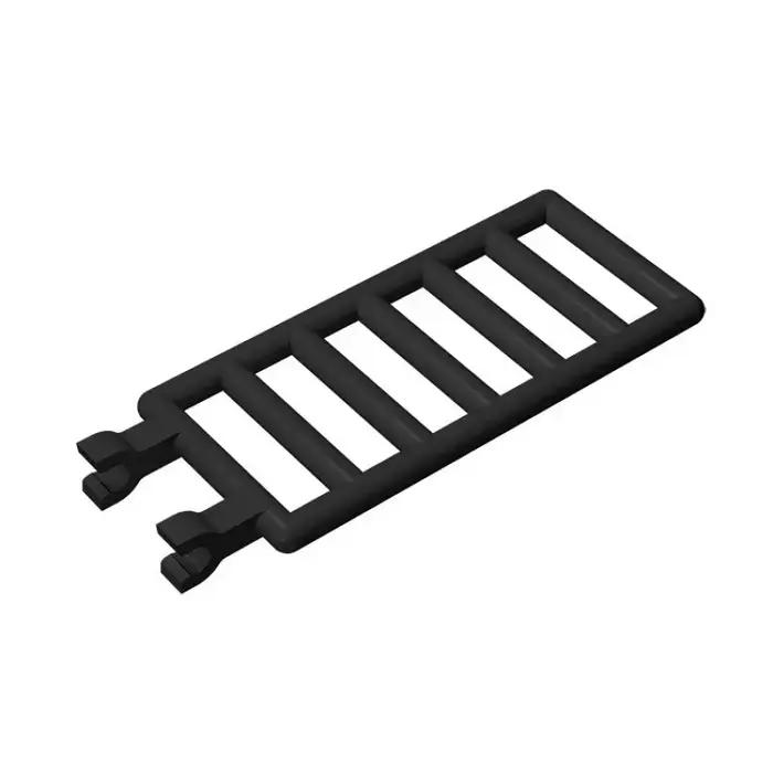 [24 pièces]【50g】 6020 7x3 Clôture trapézoïdale simple face avec pince, blocs de taille standard, pièces de création MOC DIY.