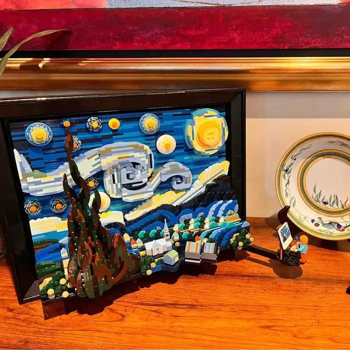 Puzzle 3D de la Nuit étoilée de Van Gogh