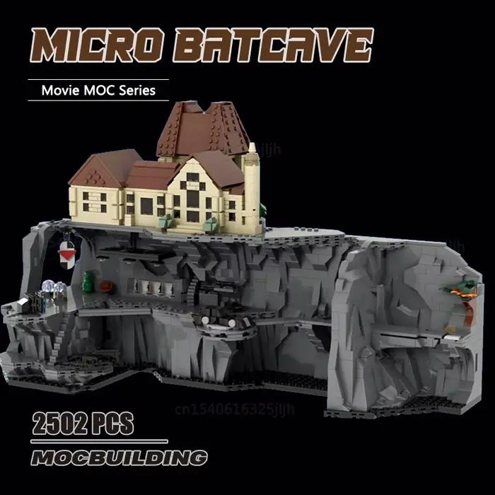 Blocs de construction MOC de la série animée, briques de technologie Micro Batcave, modèle d'exposition créatif, jouets de Collection, cadeaux d'anniversaire