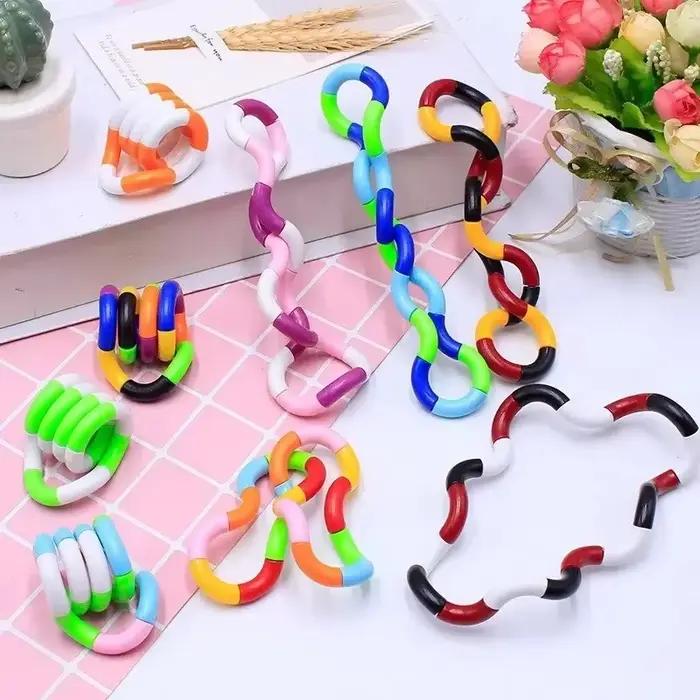 Jouet Fidget Créatif à Torsion 1/3/5 Pièces