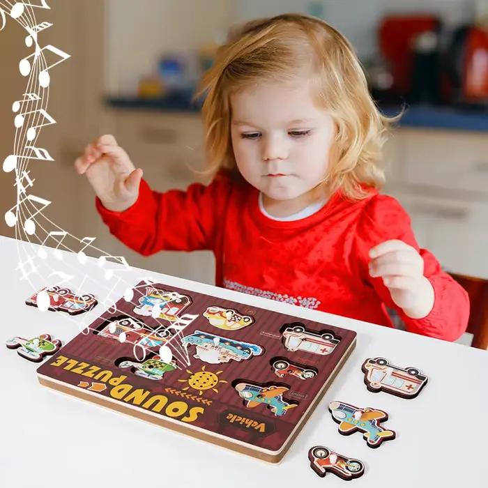 Puzzles sonores d'animaux pour enfants