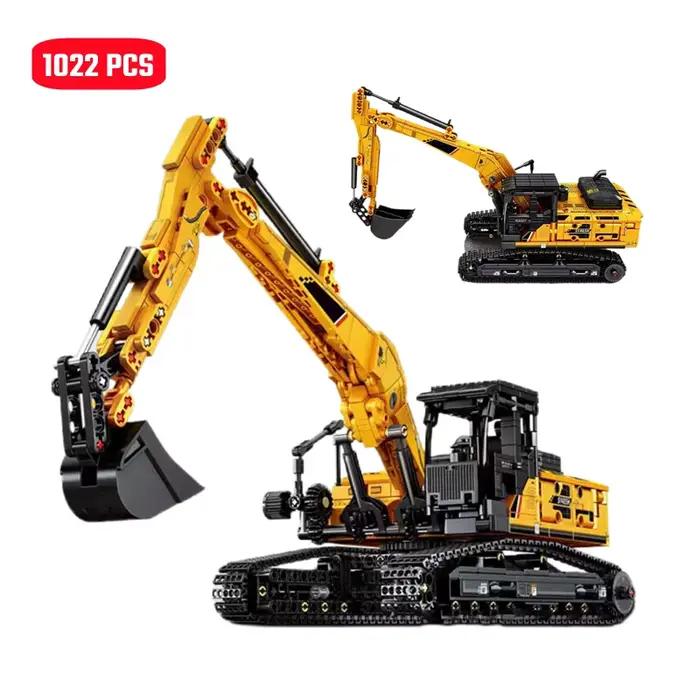 SEMBO-Véhicule de construction Sany City pour enfants, blocs de construction EbModel, voitures d'ingénierie MOC, jouets en briques, combinaison CK, 1022 pièces