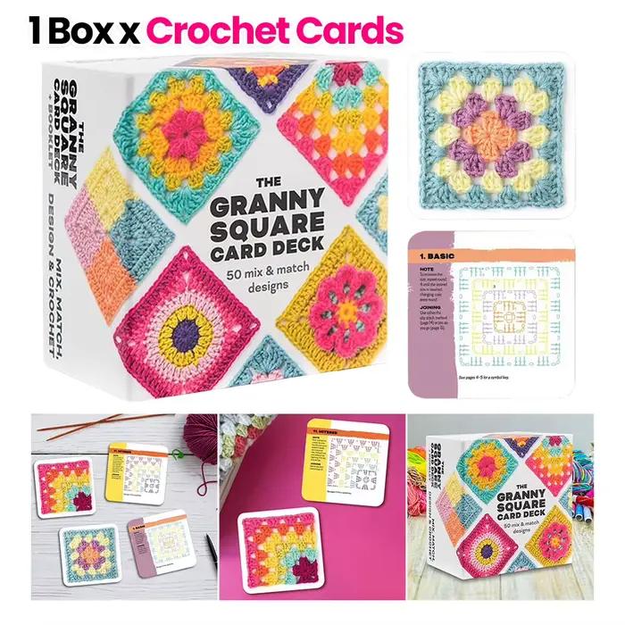 50 modèles de mélange et de correspondance Kit de tricot bricolage ensemble de cartes à motifs tricotés