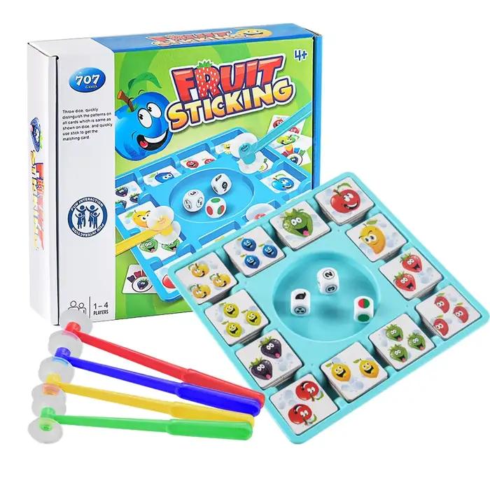 Jeu de société de cartes de fruits