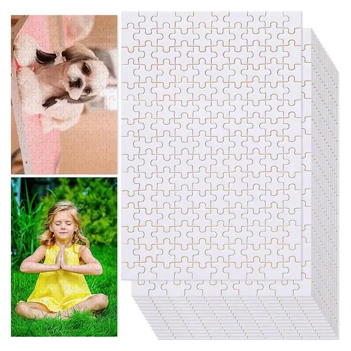 15 ensembles Puzzle vierge à Sublimation 15 pièces