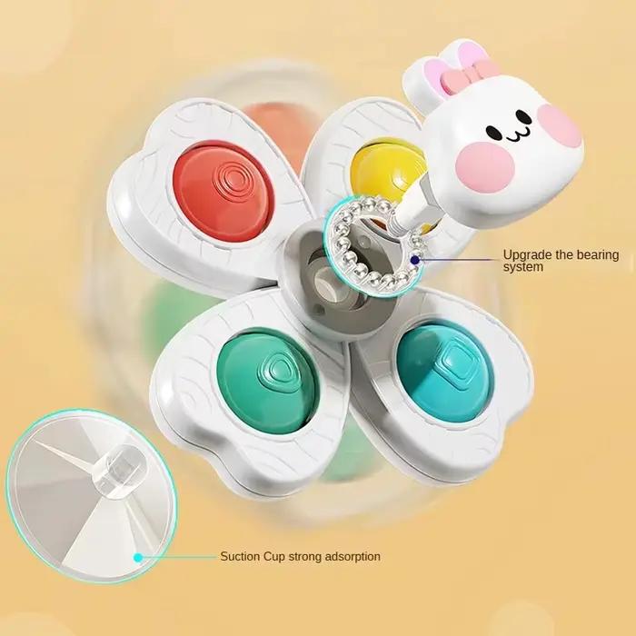 Jouets rotatifs à ventouse pour bébé