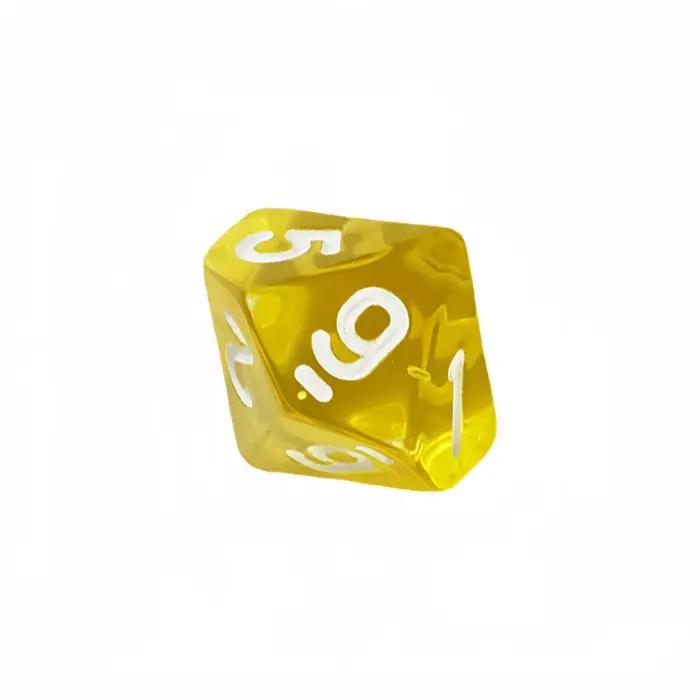 Jeu de société D10 dés 10 pièces numérique 0-9 dés polyédriques pour jeu de rôle de Table DND COC