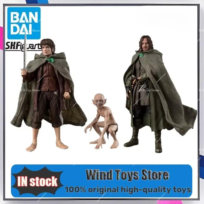 En Stock Bandai S.H.Figuarts Aragorn (Seigneur des Anneaux) Frodo Baggins & Gollum