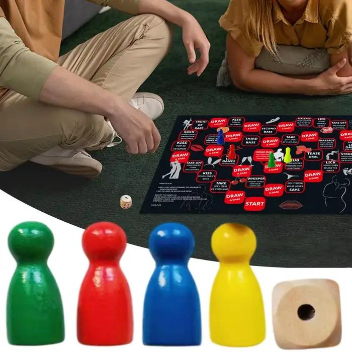 Pièces de jeu de société en bois