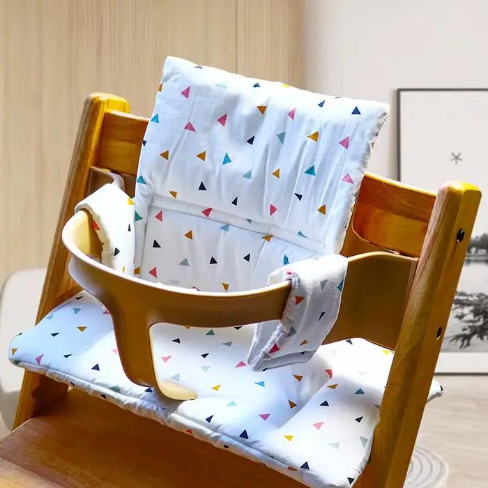 Coussin de siège de chaise haute pour bébé motif dessin animé confortable et sécuritaire pour repas et activités de jeux pour enfants de 1 à 6 ans