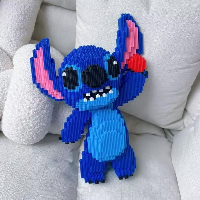 Disney Stitch Blocks - Le meilleur jouet de construction DIY pour les enfants et les adultes qui aiment les défis -