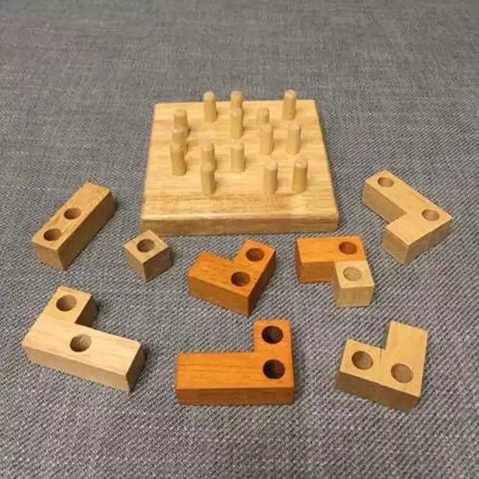 Jeu de Puzzle cognitif de forme géométrique