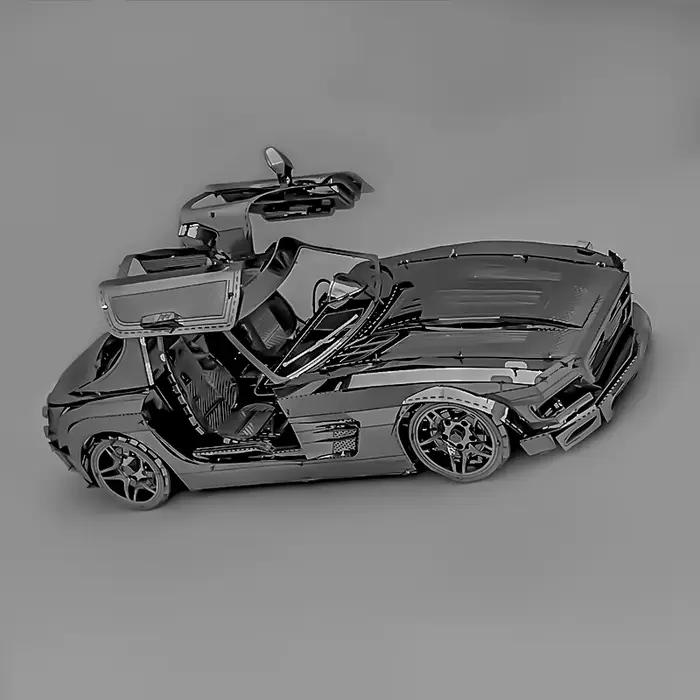 Puzzle 3D de Voiture de Sport en Métal Kit Modèle de Bricolage Jouet Adulte Cadeau Anniversaire Occasions Spéciales