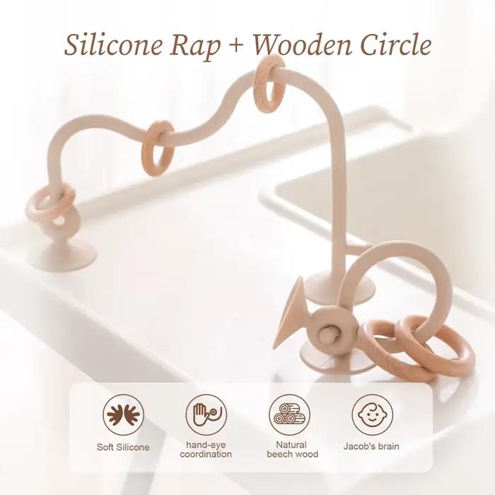 Jouet éducatif en Silicone pour bébé