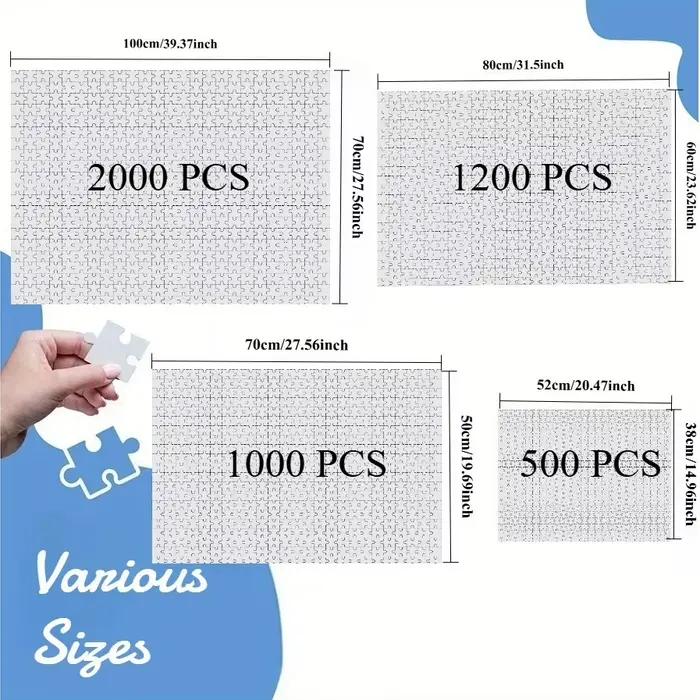 Puzzles pour adultes 500/1000/1200/2000 pièces
