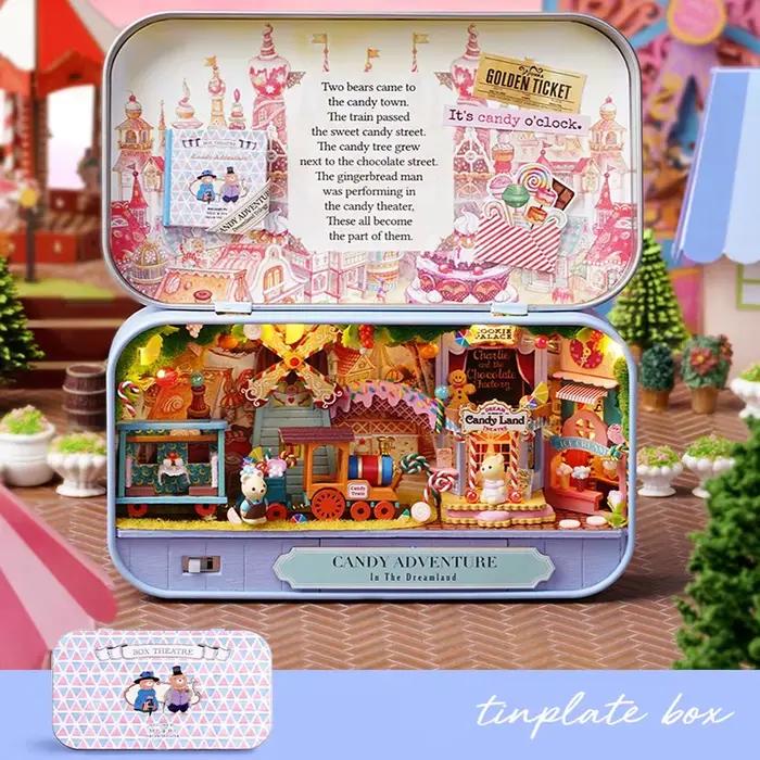 Maisons de course en bois bricolage pour filles
