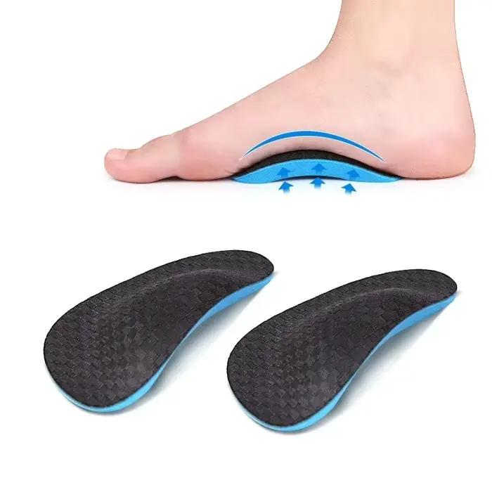 Coussin de paume de sport, pied plat, Support de voûte plantaire, semelle intérieure semi-rembourrée, orthèse, Support correcteur de pied plat