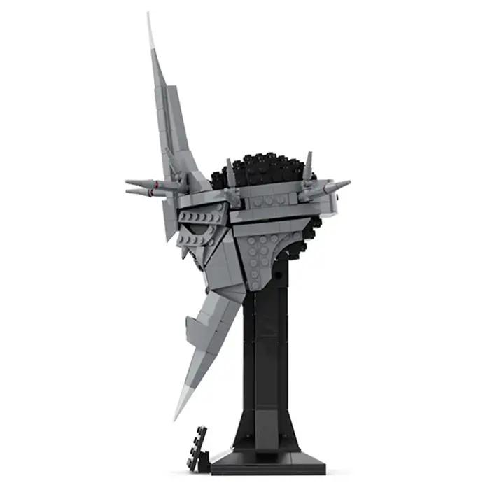 Ensemble de blocs de construction MOC Angmar Witch-king Helmet
