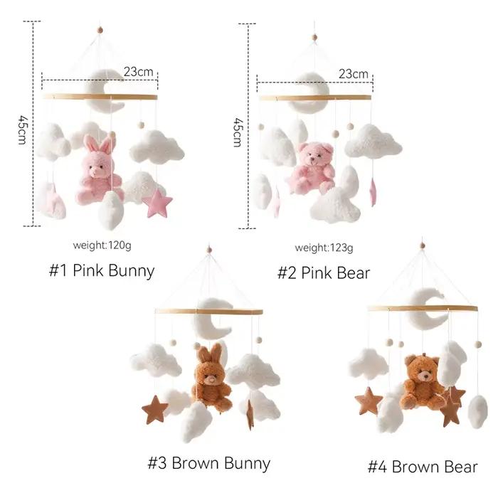 Lit de bébé Mobile en bois