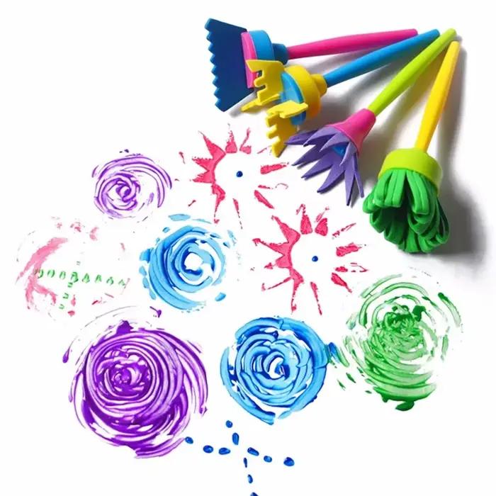 Ensemble de pinceaux éponge pour peinture