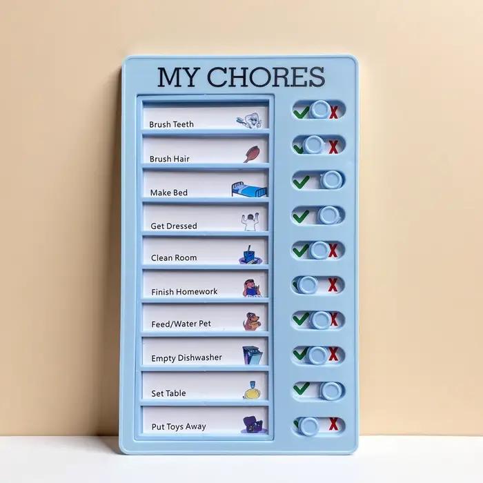 Tableau des tâches multi-enfants respectueux de TDAH