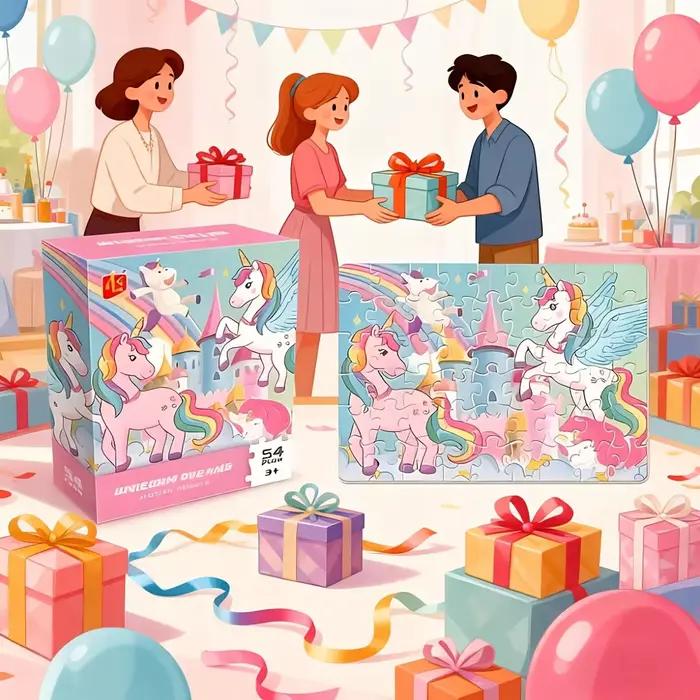 Puzzle licorne 54 pièces