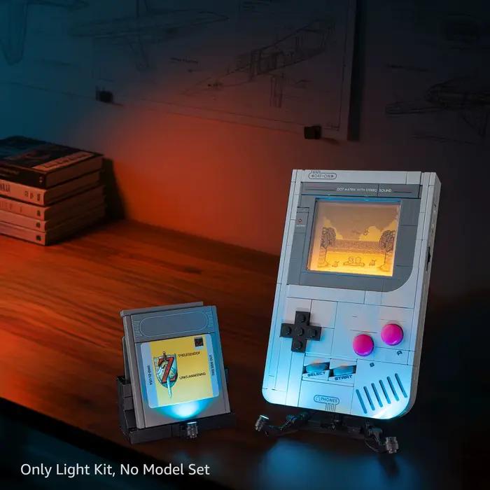 Kyglaring Kit d'éclairage LED adapté pour Lego Gameboy Game Boy 72046 blocs de construction lampe décorative non incluse Lego Building