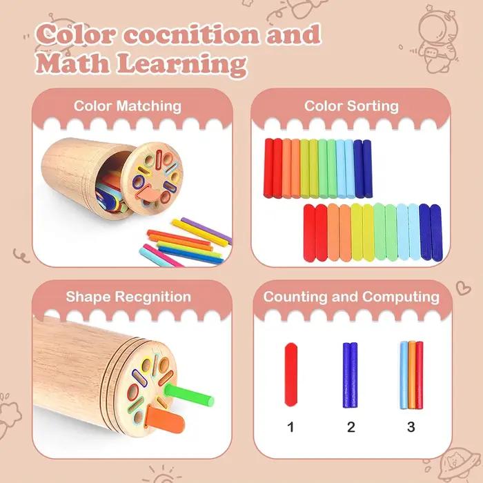 Jouets Montessori pour tout-petits de 3 ans