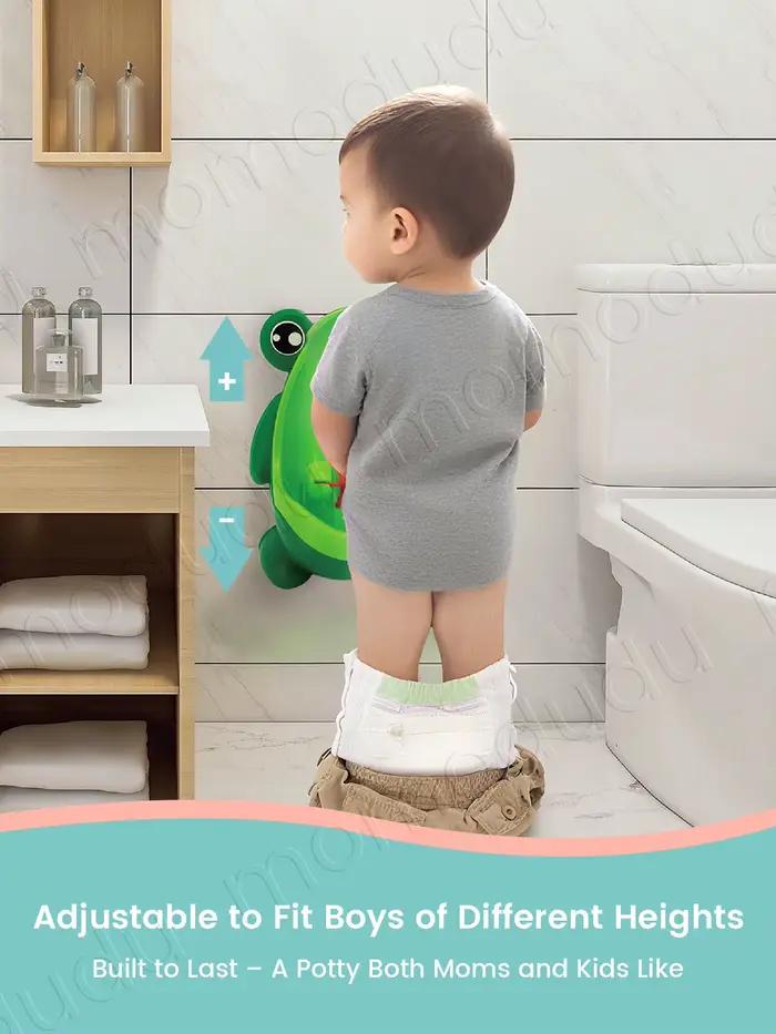 Urinoir d'entraînement de pot de grenouille mignon pour garçon avec cible de visée amusante