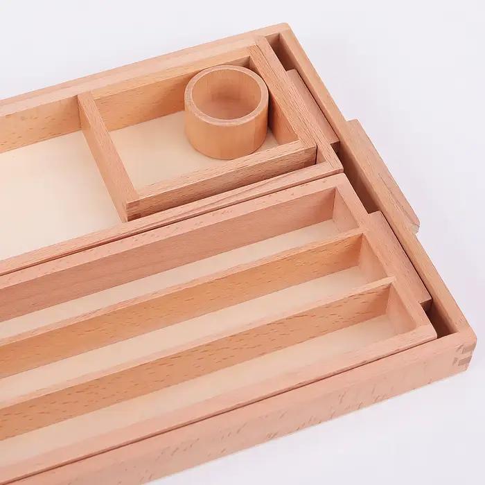 Jeu bancaire de perles dorées Montessori