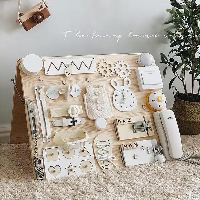 Montessori Busy Board Jouets pour enfants