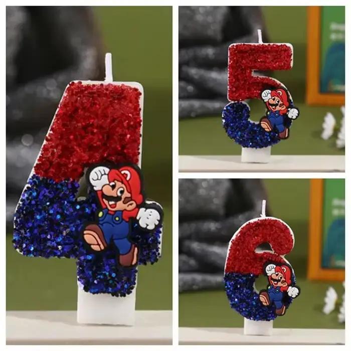 Bougie d'anniversaire Super Boy pour enfants
