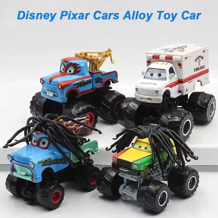 Voiture jouet Disney Cars Monster Truck Tormentor Mater Frightening McMean Lightning McQueen I-Screamer Wrestler